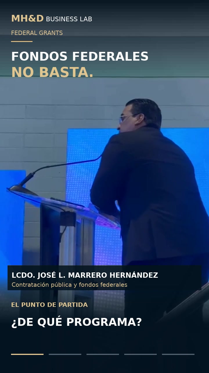 Portada del video Antes de contratar con fondos federales